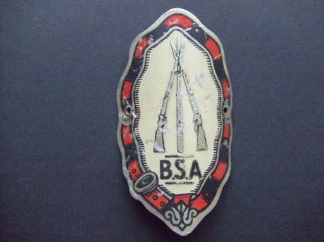 BSA brommer, motor balhoofdplaatje (8)